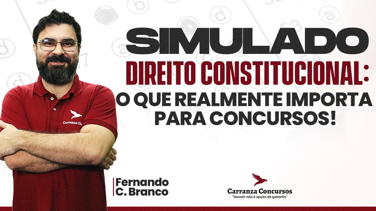 Concurso: Simulado de Direito Constitucional | Questões que Mais Caem