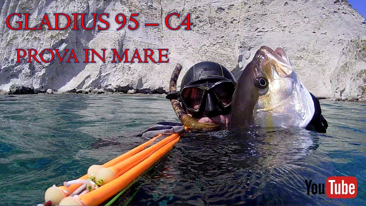 pescasub : Prova in mare arbalete C4 Gladius 95 - Test completo