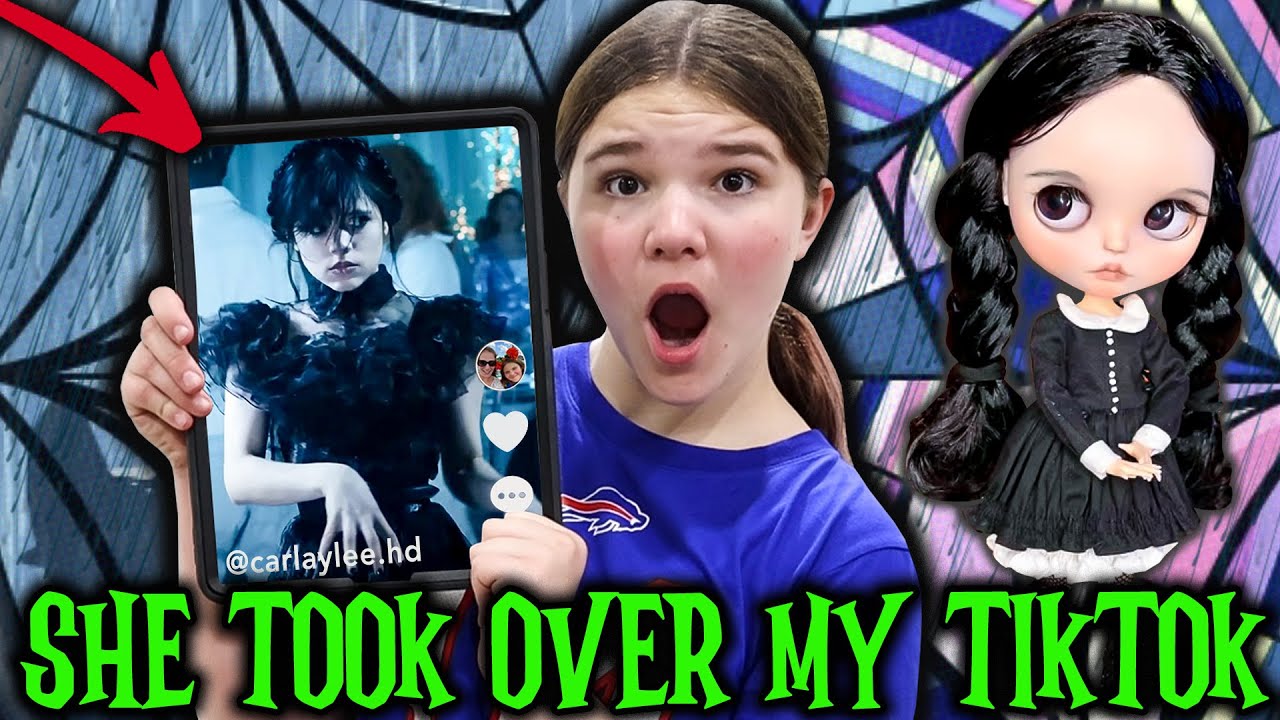 Wednesday Addams Took Over My Tiktok Account!
