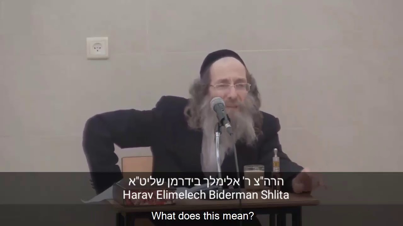 Rabbi Elimelech Biderman - Emunah for Parnassah
