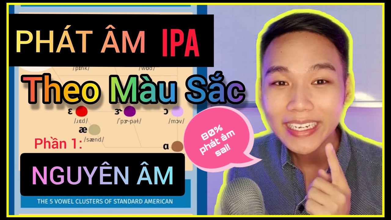Học Phát Âm IPA Nguyên Âm Theo Màu Sắc | Nói Tiếng Anh Như Người Bản Xứ