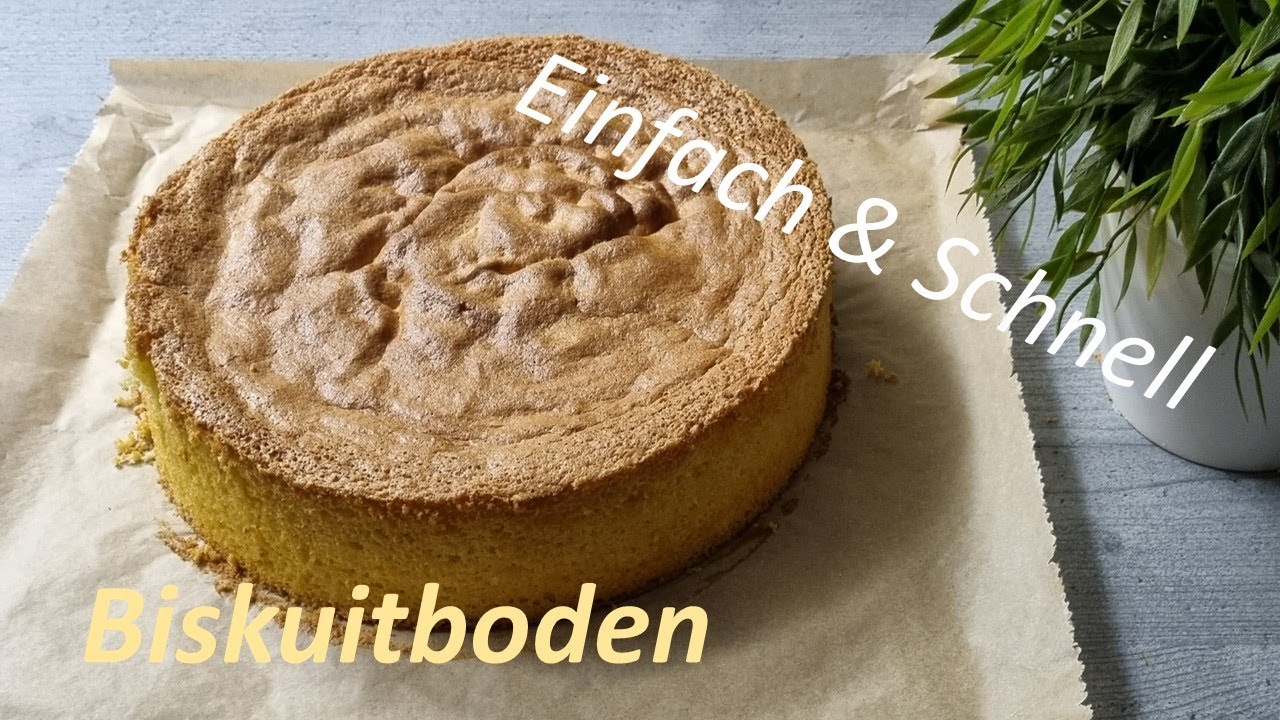 Biskuitboden Einfach schnell selber machen