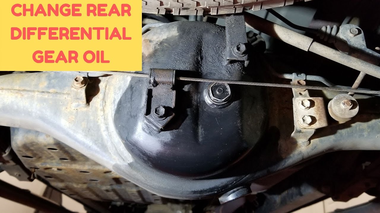 Rear DIFFERENTIAL Oil Change | Toyota Tacoma 4Runner T100 Tundra