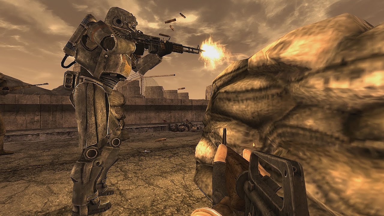California Dreamin' but you're a NCR trooper fighting for the Republic at Hoover Dam