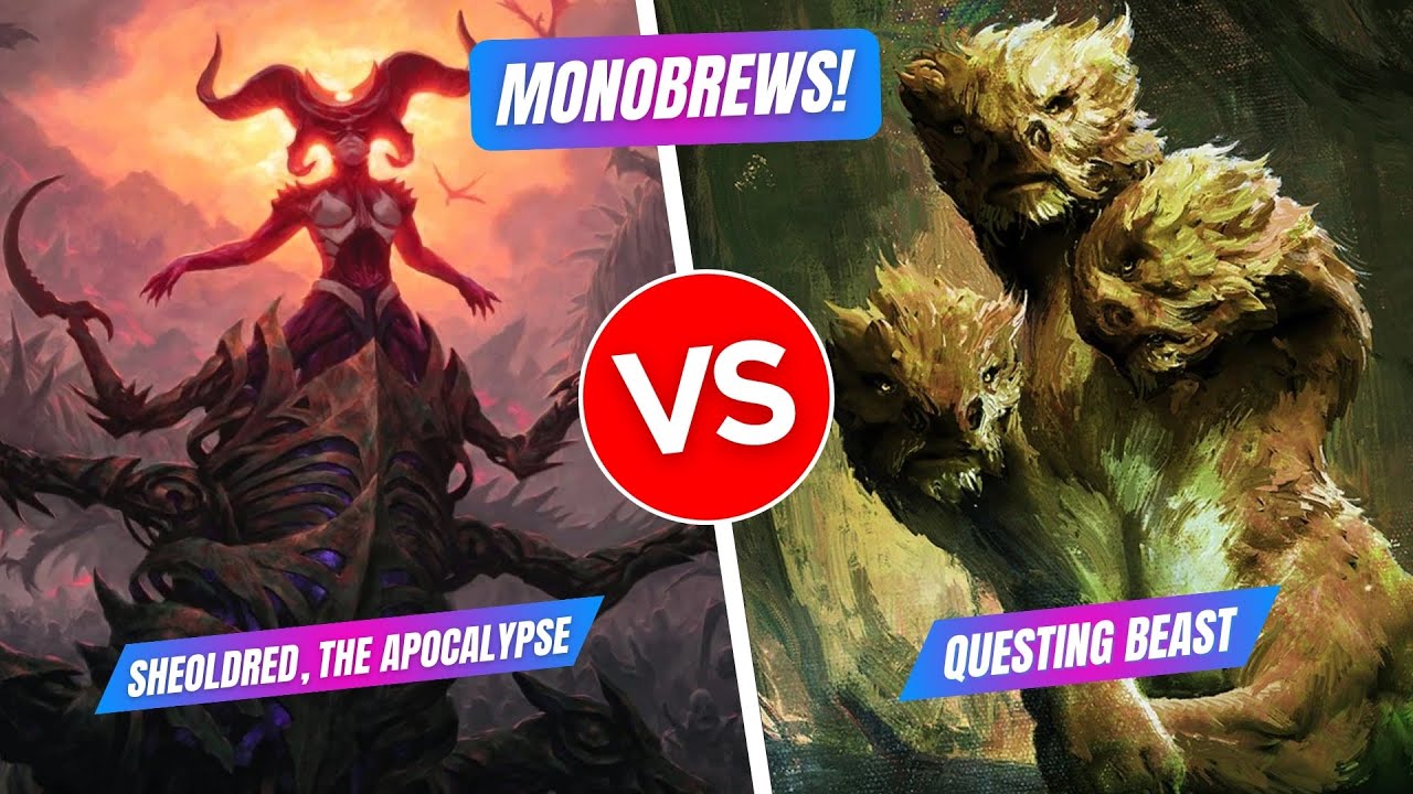 Singles Only | Monobews | Sheoldred Vs Questing Beast | Duel Commander