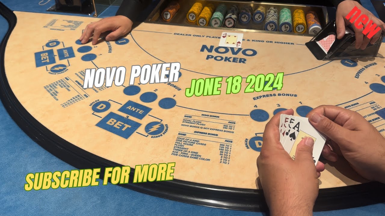 Novo poker June 18 2024