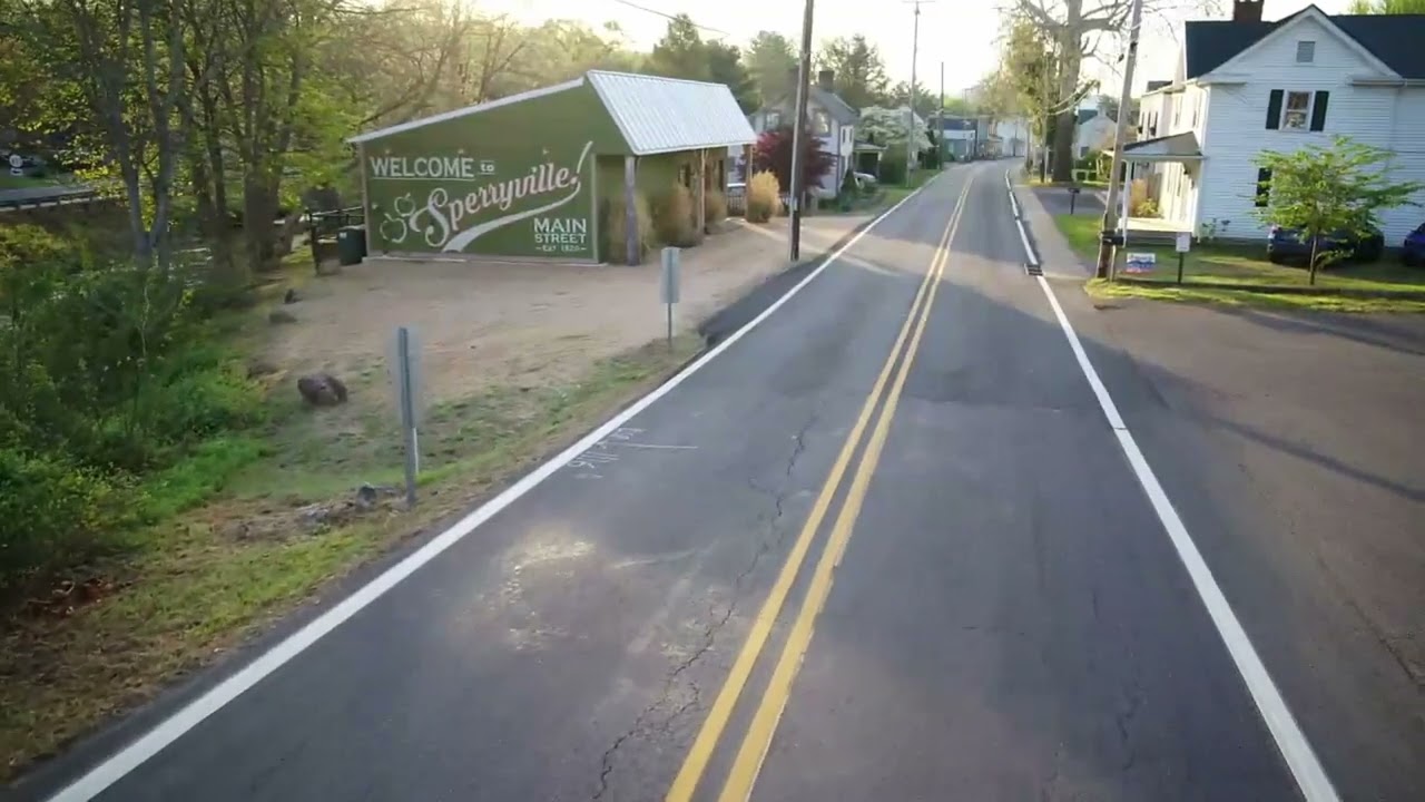 Raw Drone Footage of Sperryville, Virginia