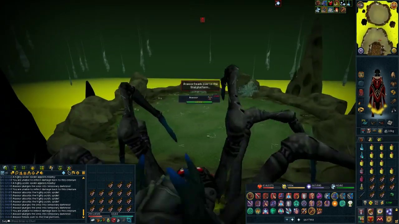 Lumbridge Strikes Back Araxxor Araxxi achievement Legacy mode