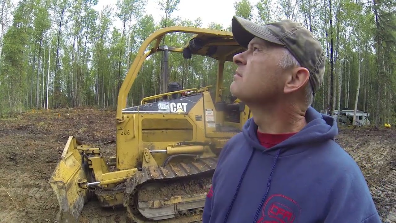 I Get A16,000 lbs Bulldozer Stuck In The Mud || A Guy Builds A Homestead In Alaska By Himself