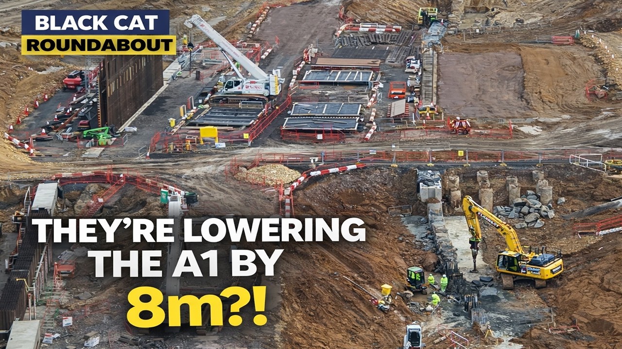 A428 Black Cat to Caxton Gibbet – They're lowering the A1 - 1 March 2026