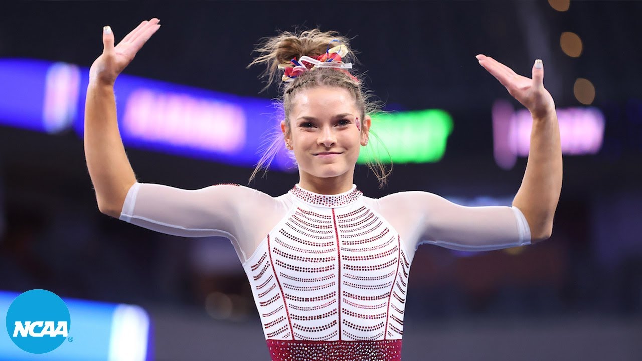 Jordan Bowers - Floor at 2022 NCAA gymnastics semifinals