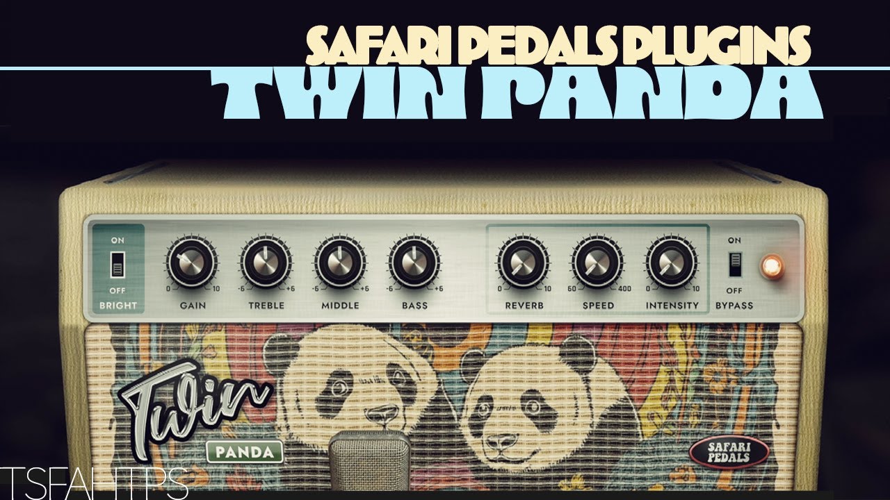 GORGEOUS Reverb & Tremolo - Safari Pedals Plugins Twin Panda