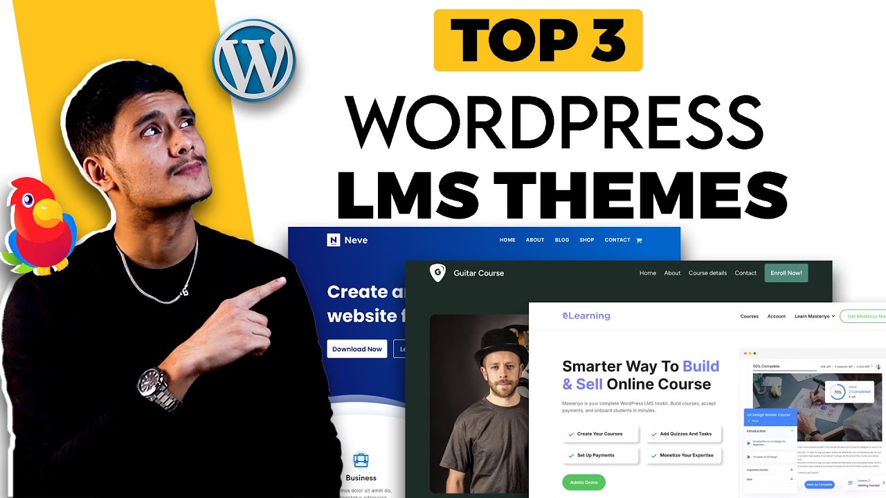 Top 3 FREE WordPress LMS Themes for 2025