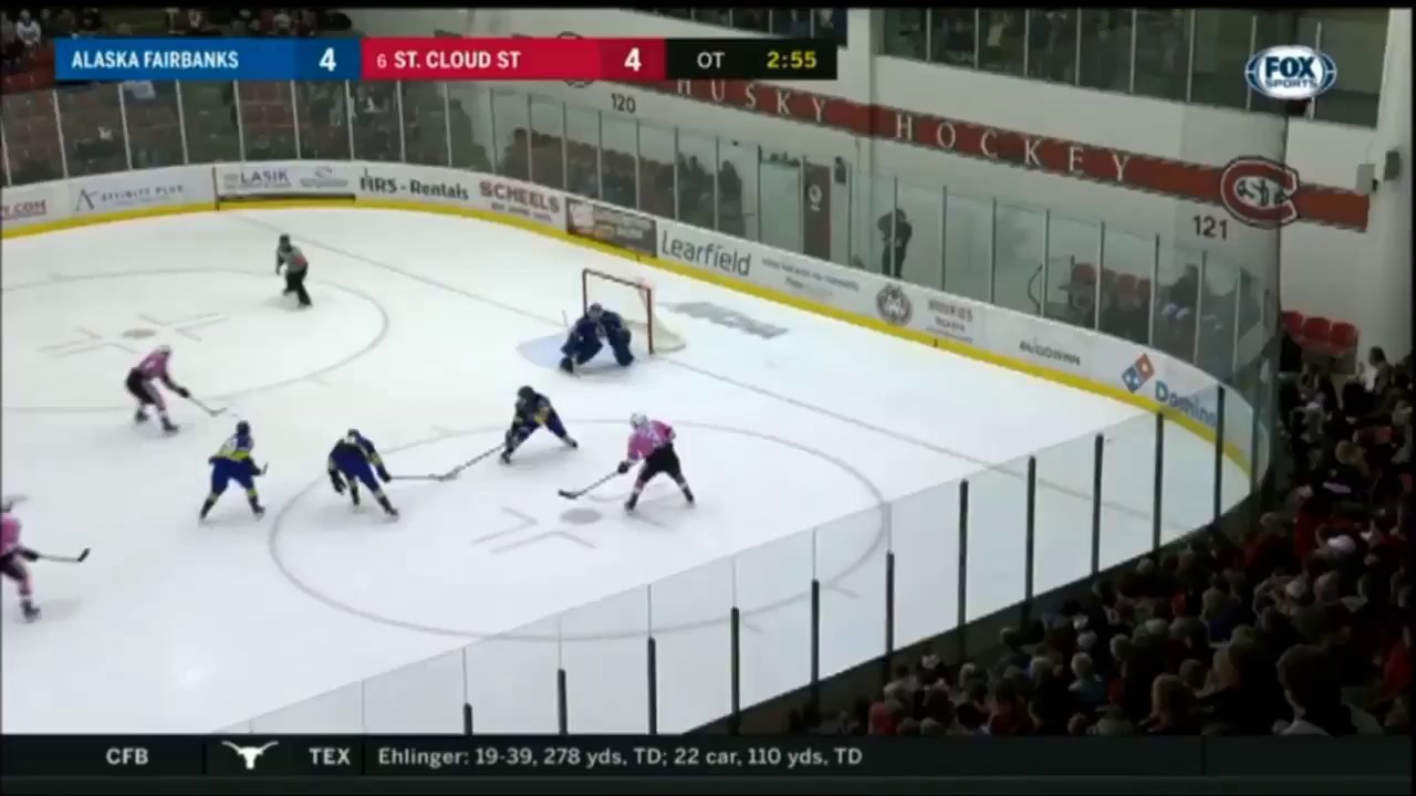 10/14/17 SCSU vs. Alaska 5-4 Nick Poehling OT winner