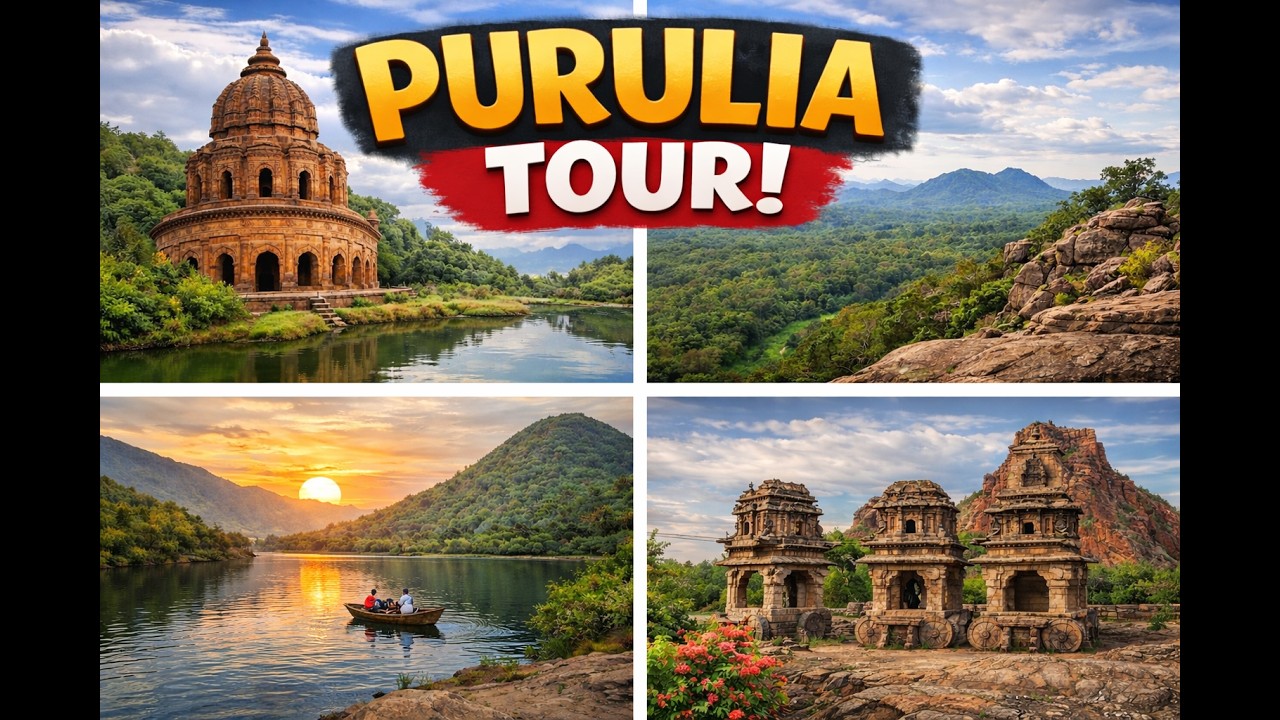 Purulia Tour | কলকাতা থেকে পুরুলিয়া | Kolkata to Purulia | Tourist Places in Purulia & Baranti