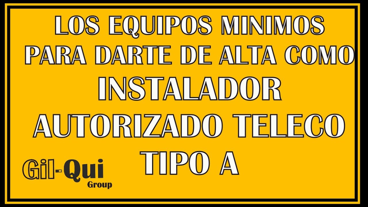 C&oacute;mo ser ANTENISTA AUTORIZADO TIPO A
