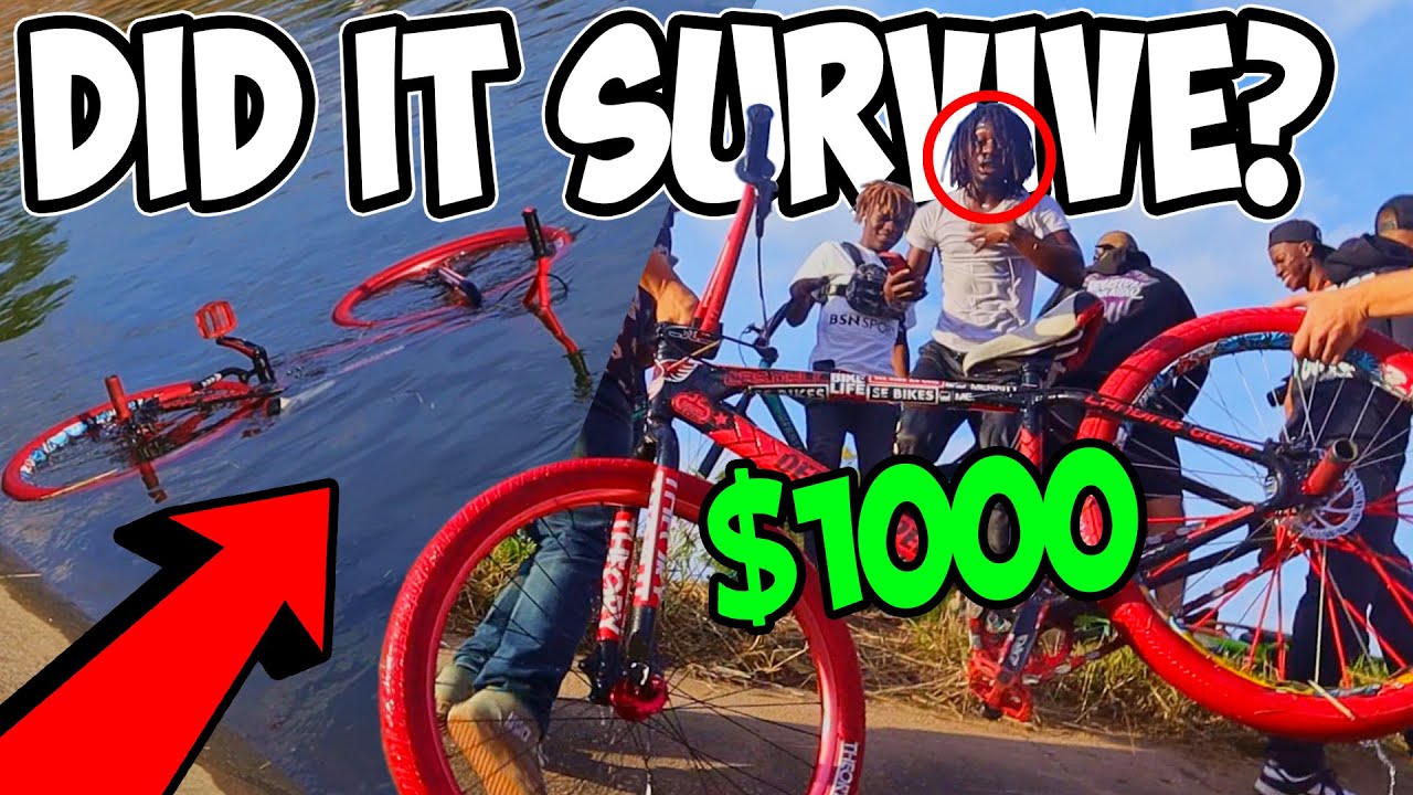 $1000 SEBIKE VS RIVER! *did it survive?*