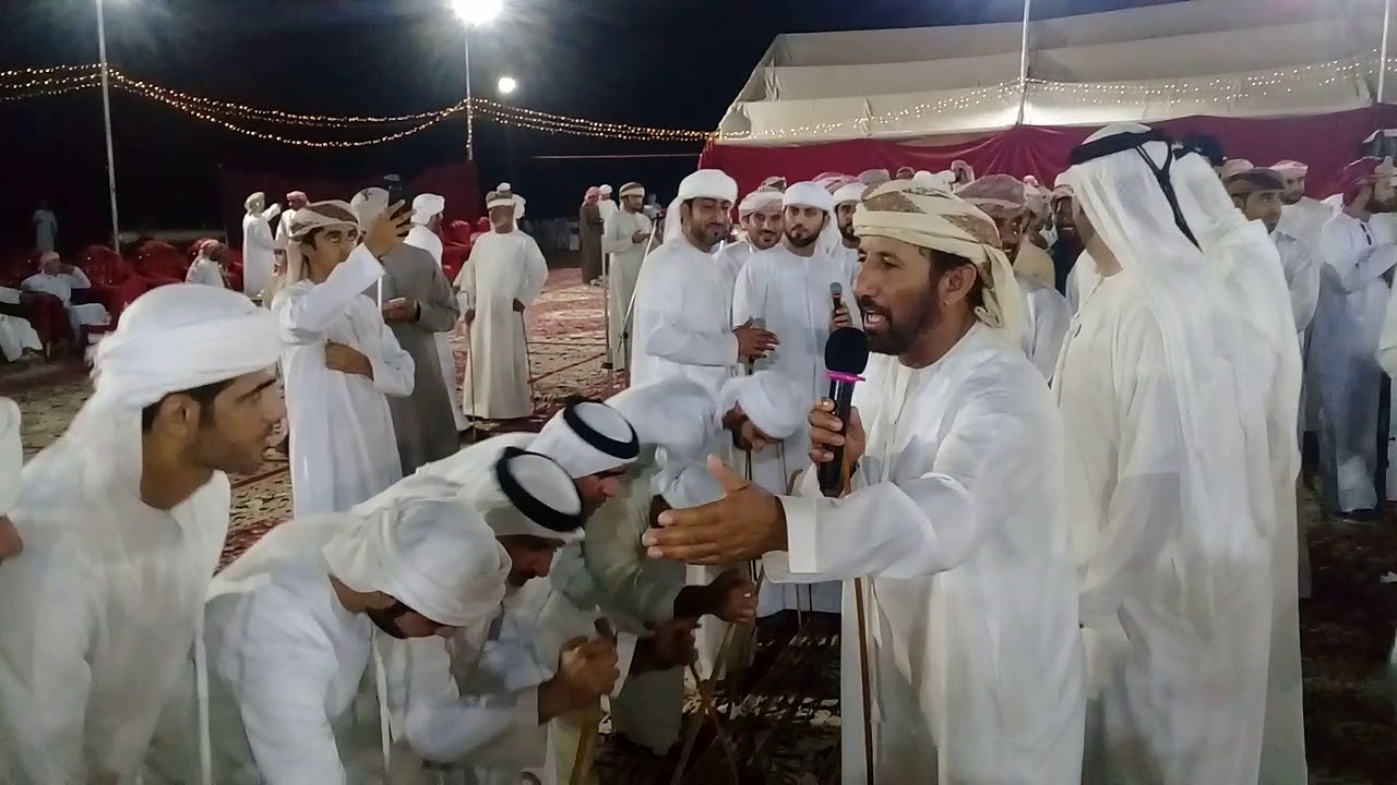 عرس المقابيل ف وادي فيض الشاعر محمد الشريف والشاعر سالم مصبح والشاعر محمد لفطيسي ٥اكتوبر٢٠١٨