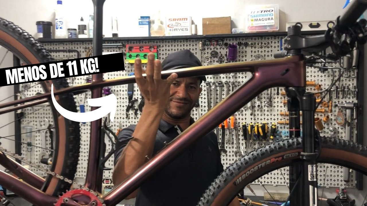 Upgrade na bicicleta de carbono do Aliexpress