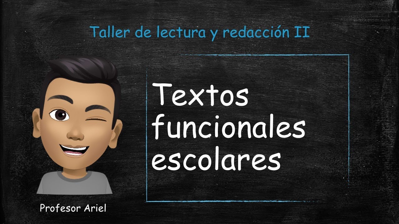 Textos funcionales escolares