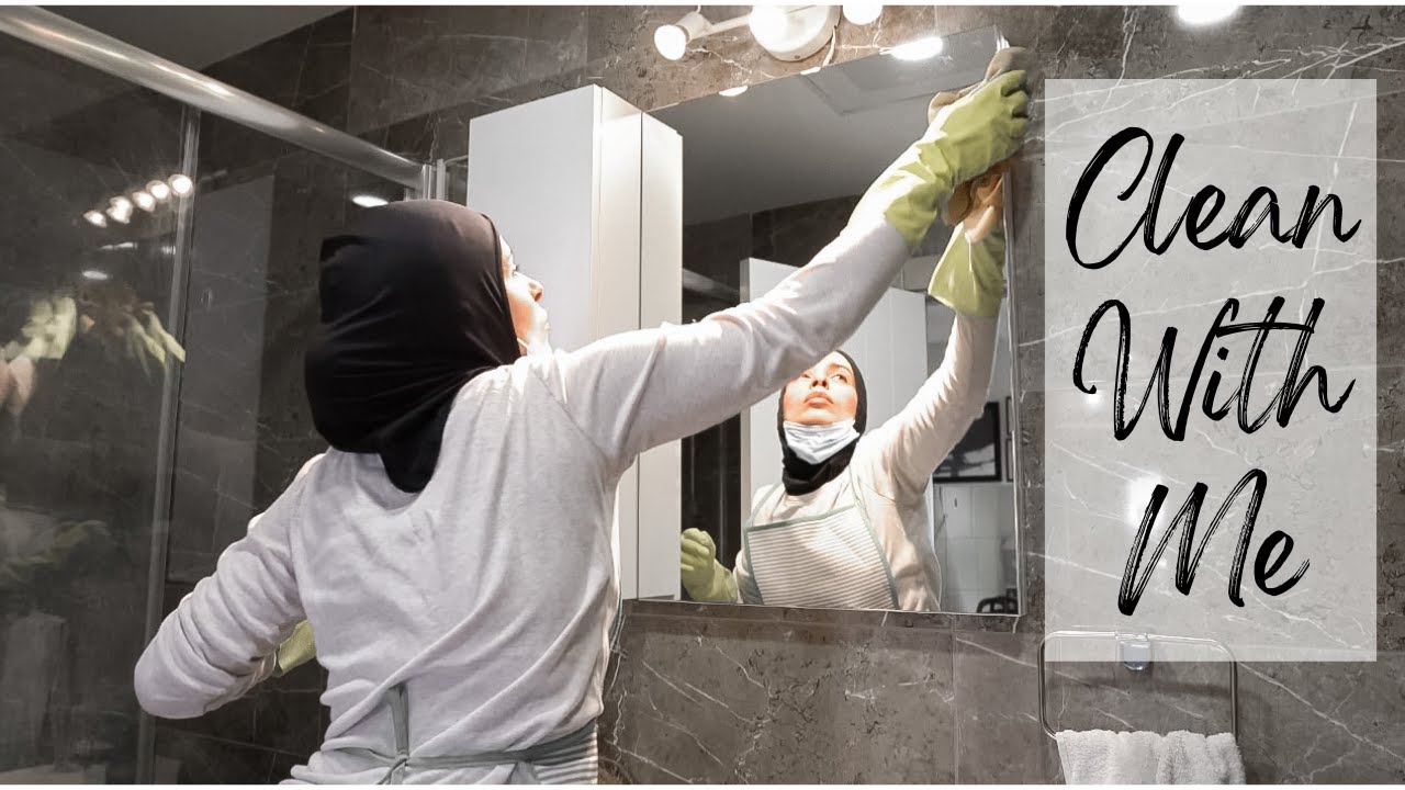 تنظيف عميق لحمام الضيوف | Deep cleaning to the guest bathroom