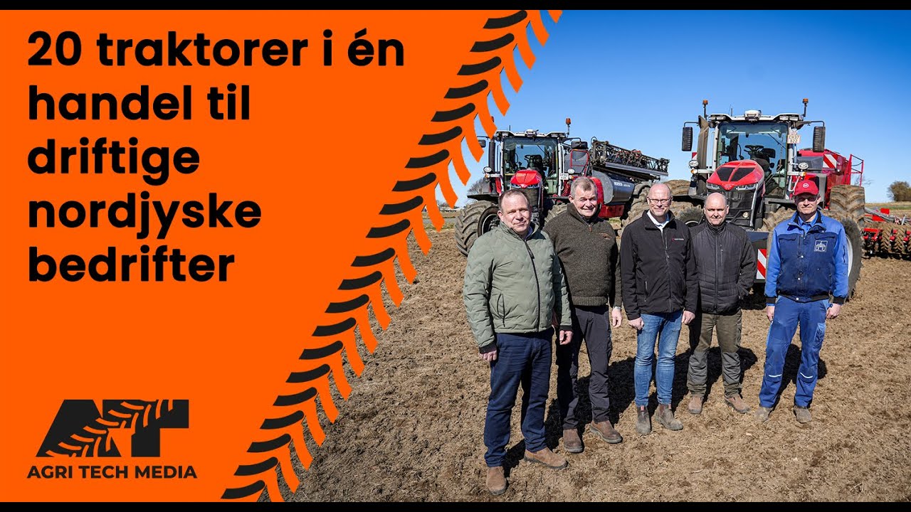 🇩🇰 20 traktorer i én handel til driftige nordjyske bedrifter