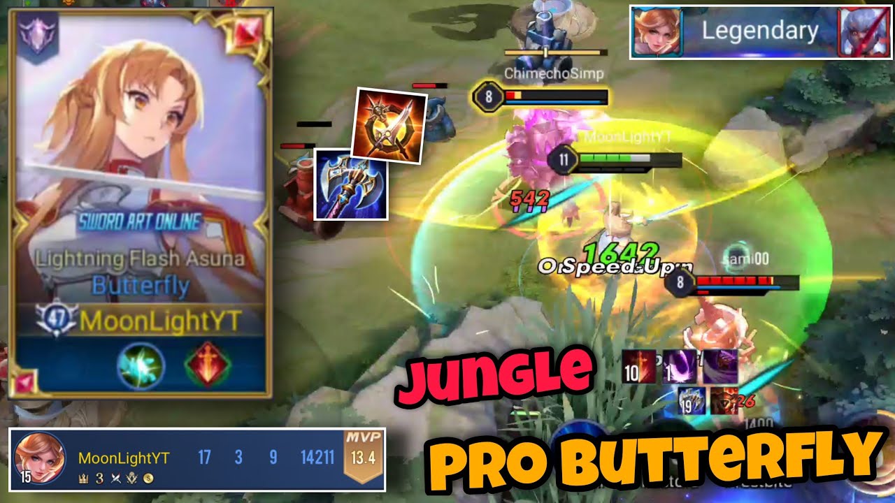 Butterfly Pro Gameplay | One of the best Assassin | Arena of Valor | Li&ecirc;n Qu&acirc;n mobile