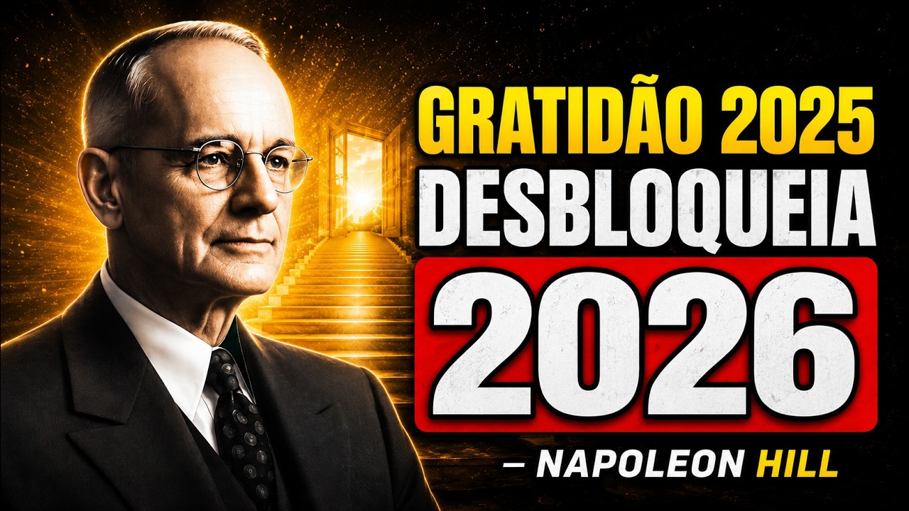 O SEGREDO de Gratidão 2025 que Atrai Bênçãos em 2026 | Napoleon Hill