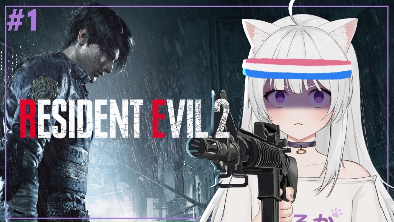 【Resident Evil 2 Remake #1】Melawan zombie bersama ayang Leon #vtuberid
