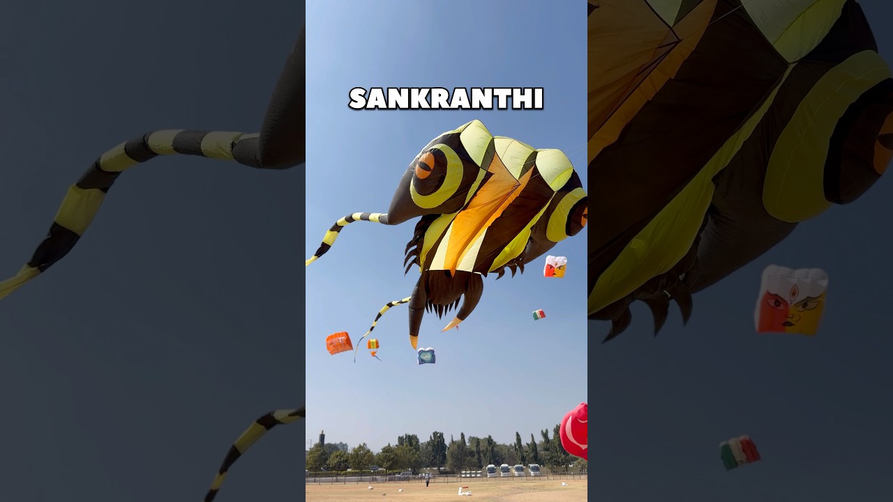 Hyderabad Sky Festival You Can’t Miss! 🌈🪁 Sankranthi Drone Show and Hot Air Balloon 