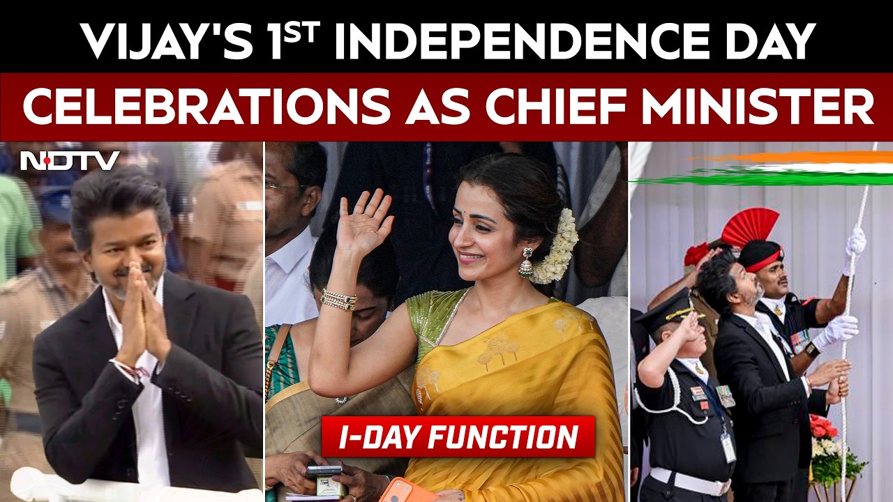 Vijay Independence Day Speech | Vijay&rsquo;s 1st Independence Day Celebrations As Chief Minister
