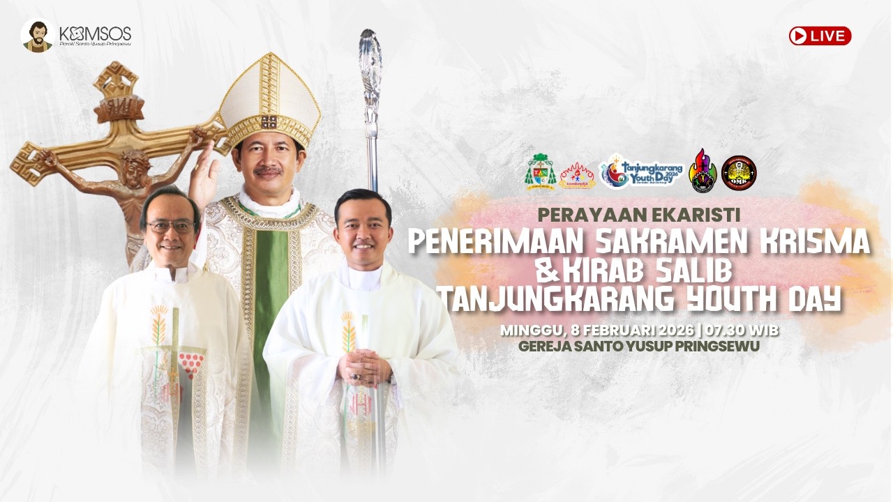 LIVE 🔴 PENERIMAAN SAKRAMEN KRISMA DAN KIRAB SALIB TYD - GEREJA SANTO YUSUP PRINGSEWU