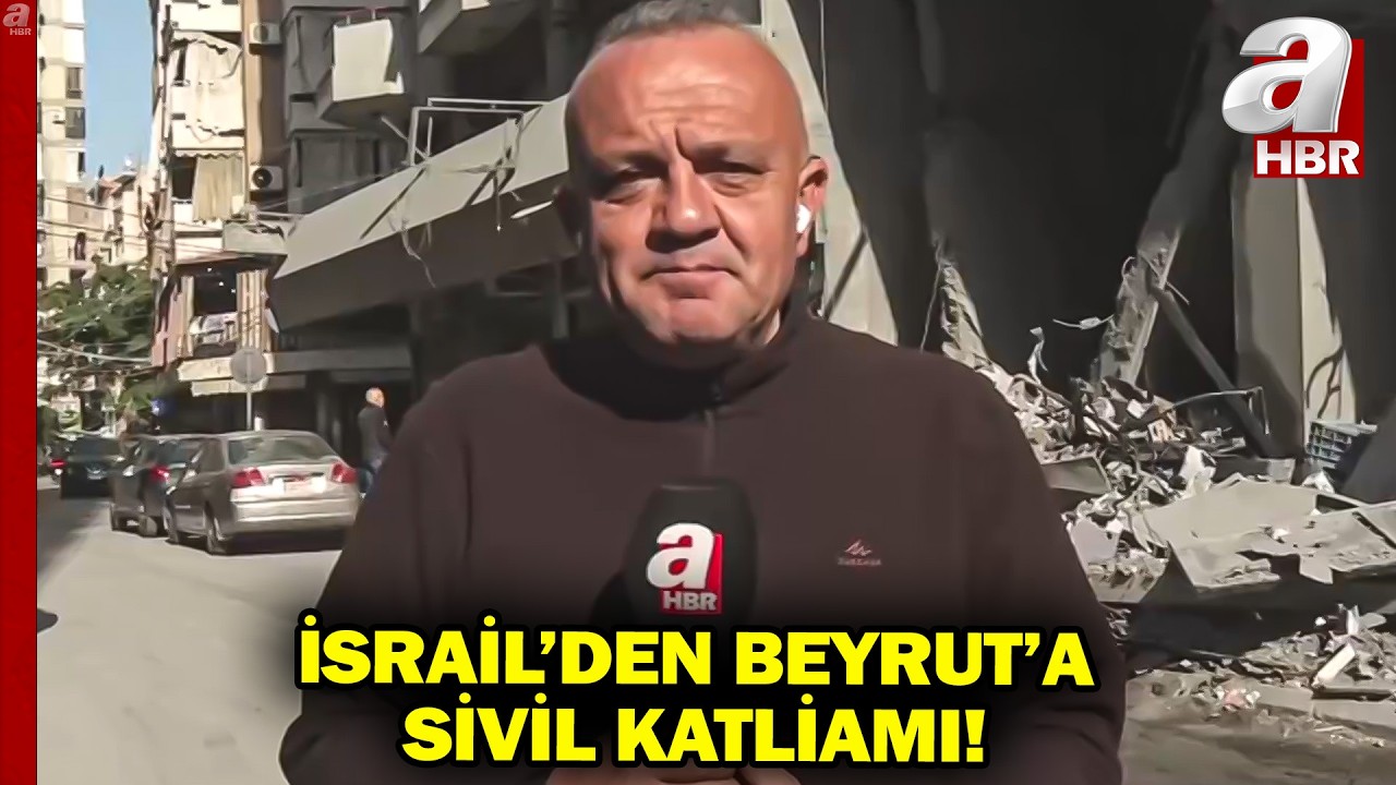 A Haber İsrail Bombardımanı Altındaki Beyrut'ta! İsrail Lübnan'da Kara Harekatına Mı Hazırlanıyor?