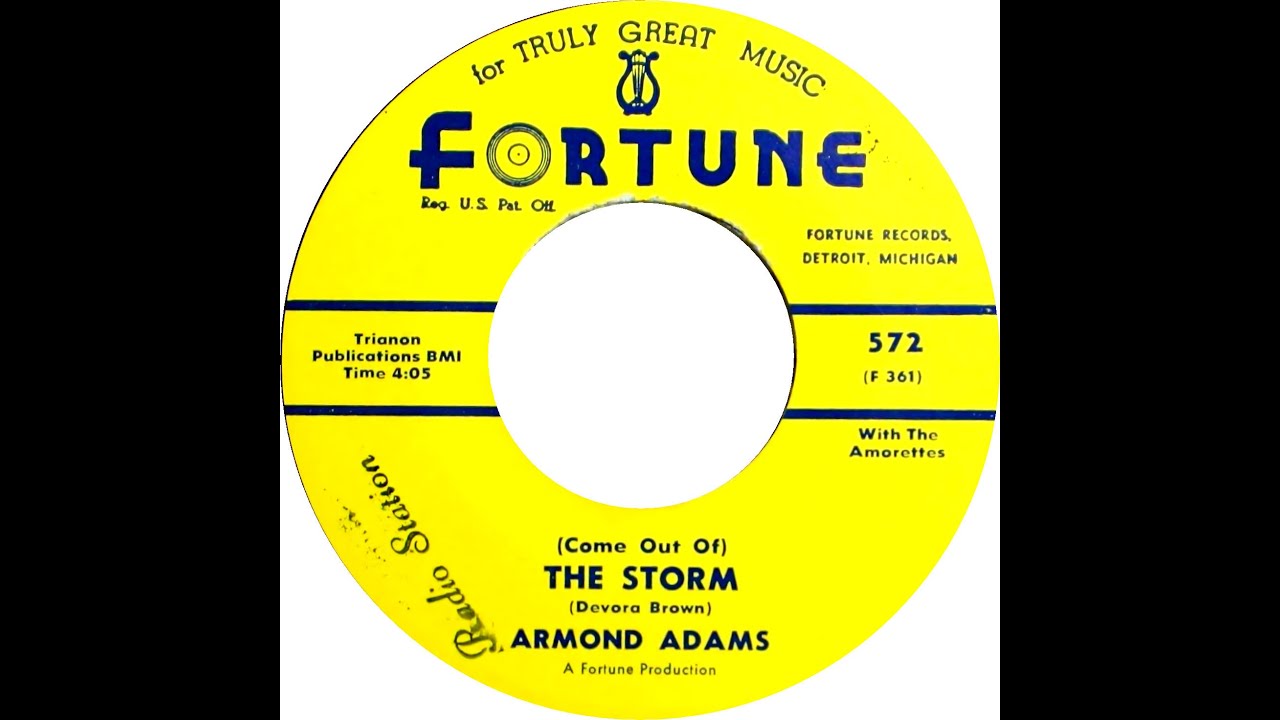 ARMOND ADAMS & THE ARMORETTES  (COMING OUT OF )THE STORM