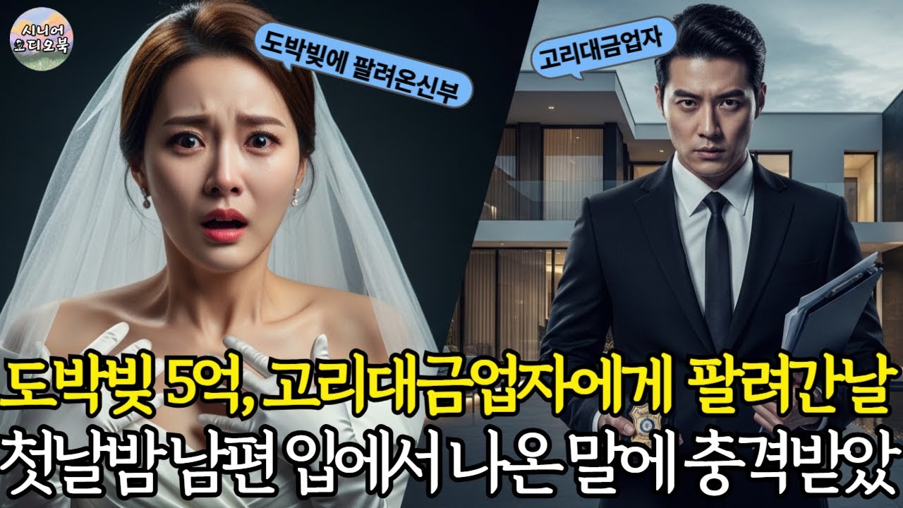 😱아버지 도박빚 5억, 고리대금업자에게 팔려갔습니다. 첫날밤 남편이 건넨 종이, 온몸이 얼어붙었습니다