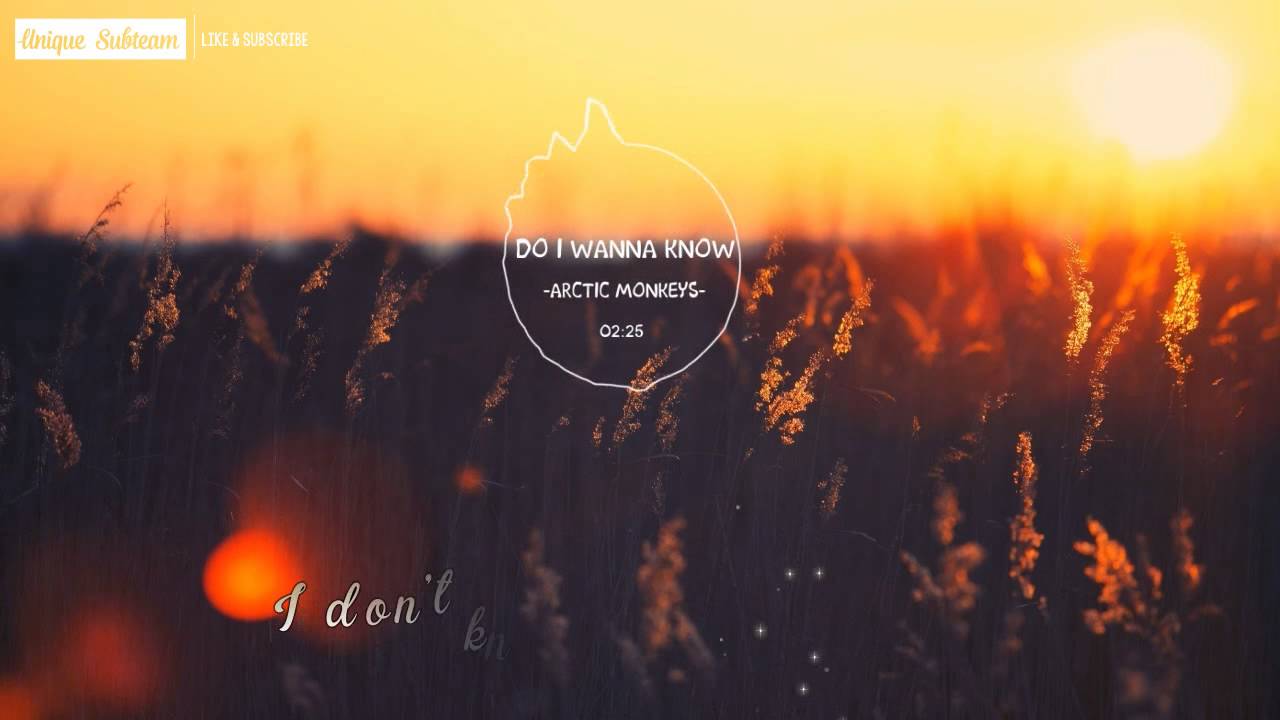 [Lyrics + Vietsub] Arctic Monkeys - Do I Wanna Know?