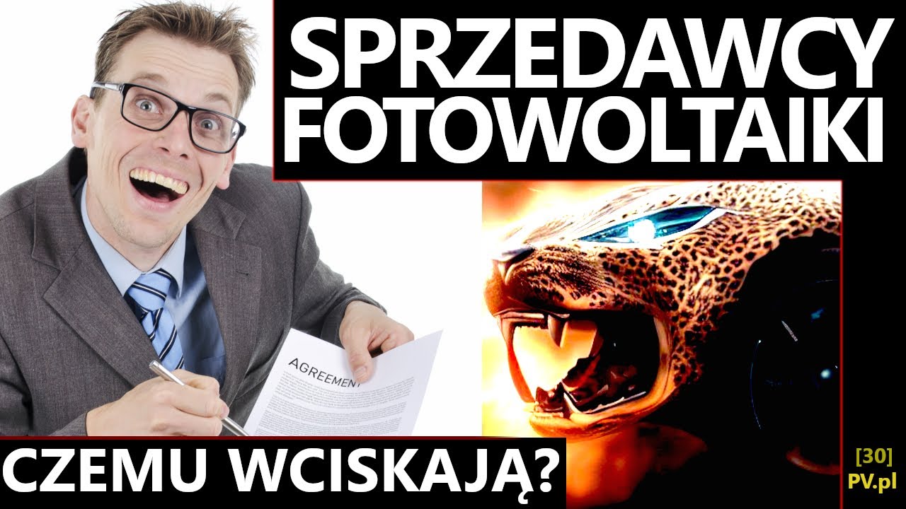 Akwizytorzy z fotowoltaiką i pompami, chodzą po domach i wciskają
