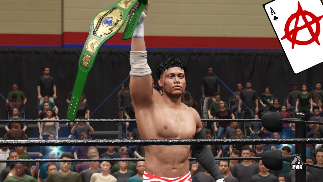 PWG WORLD TITLE MATCH!! (WWE 2K25 Mycarrer series) [BOLA Night 4]