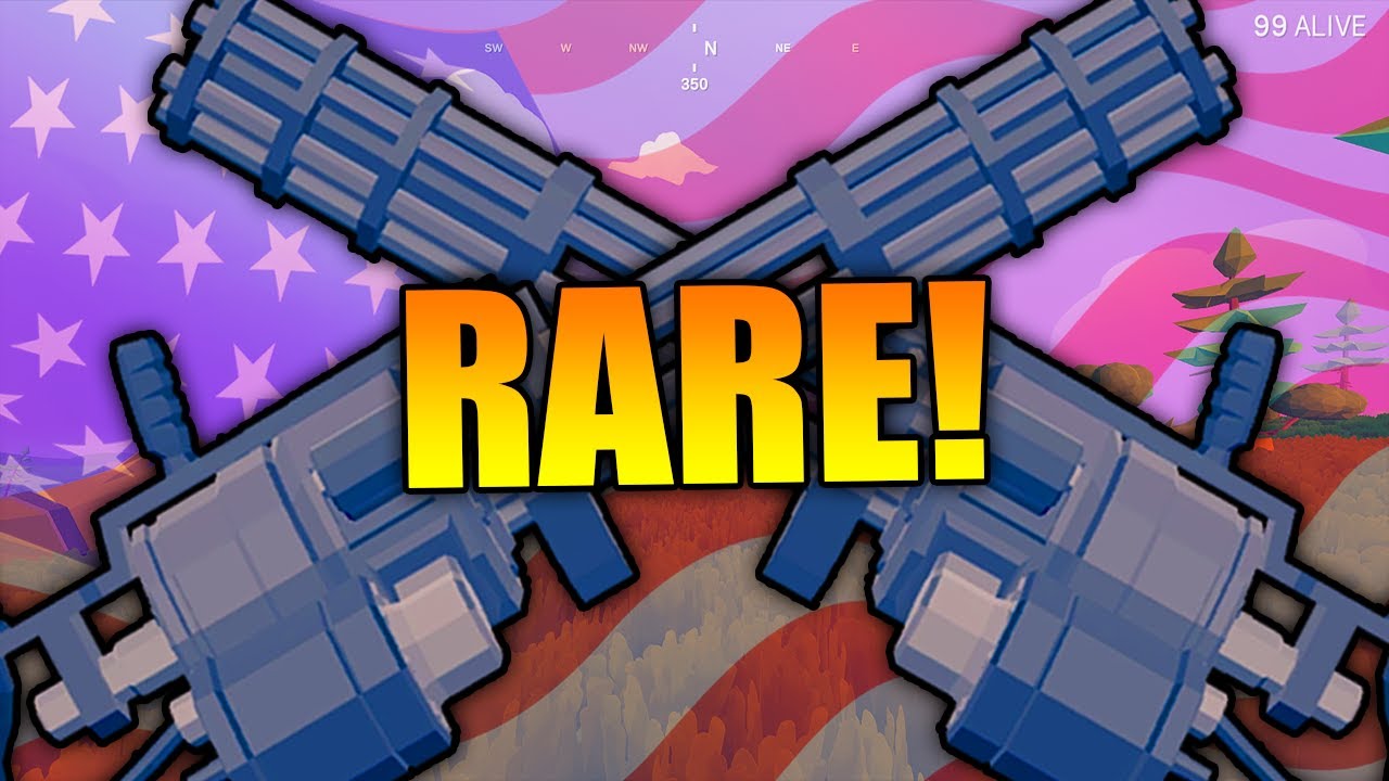 (TABG) hunting for RARE weapons in TABG!