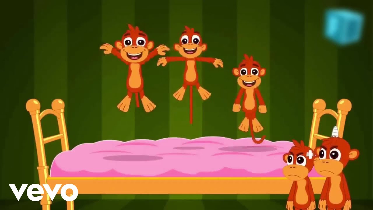 NishantKarwa - Five Little Monkeys Jumping On The Bed | Kids Nursery Rhymes 2025 (Lyric Video)
