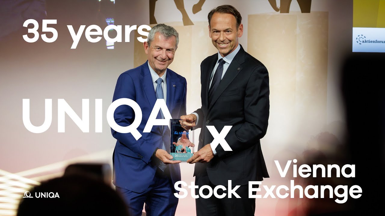 35th anniversary: UNIQA on the Vienna Stock Exchange