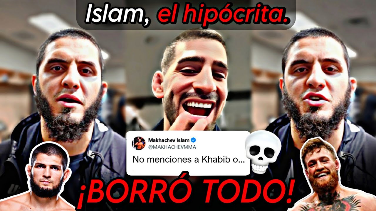 Makhachev INTENTÓ BORRAR sus AMENAZAS a Topuria pero grabé todo