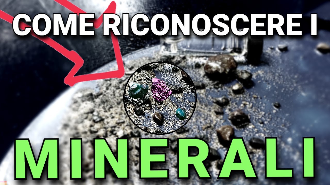 Vuoi cercare l'oro ma non sai da dove iniziare? ECCO I MINERALI CHE DEVI CERCARE PER TROVARE L'ORO!