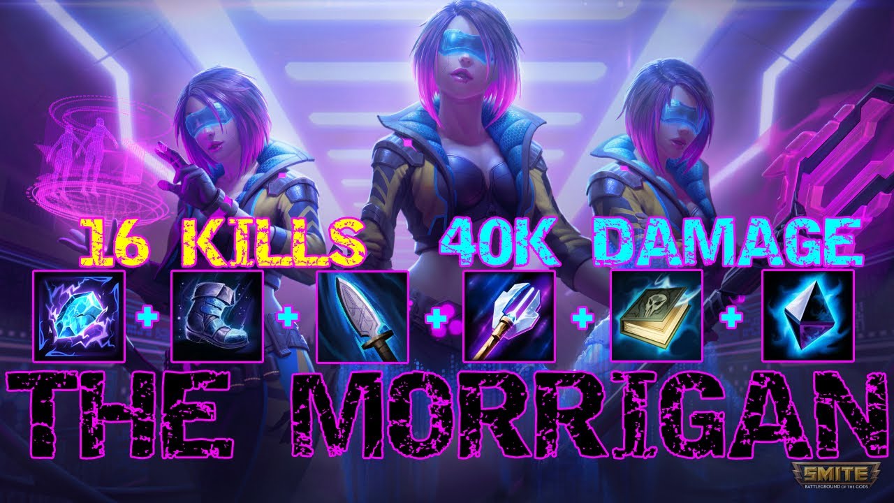 FULL POWER ONE SHOT MORRIGAN!! The Morrigan Mid Gameplay | Smite Conquest