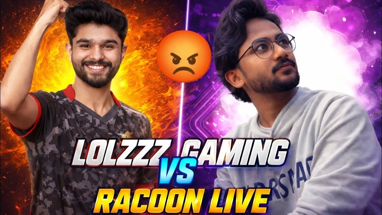 LOLZZZ GAMING 😈 vs RACOON LIVE 🔥 | FUN WITH RANDOM 🤣 + EPIC FIGHT!