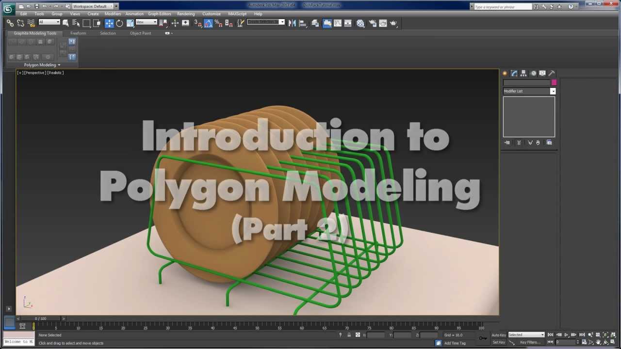 Introduction to Polygon Modeling in 3ds max (Part 2)