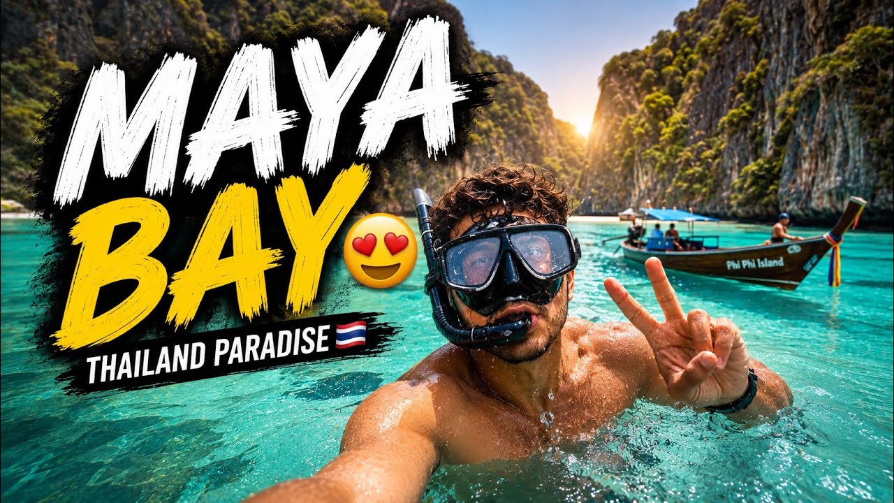 Tourists येण्यापूर्वी Maya Bay 😍 | Phi Phi Islands Early Morning Tour | Pileh Lagoon & Snorkeling