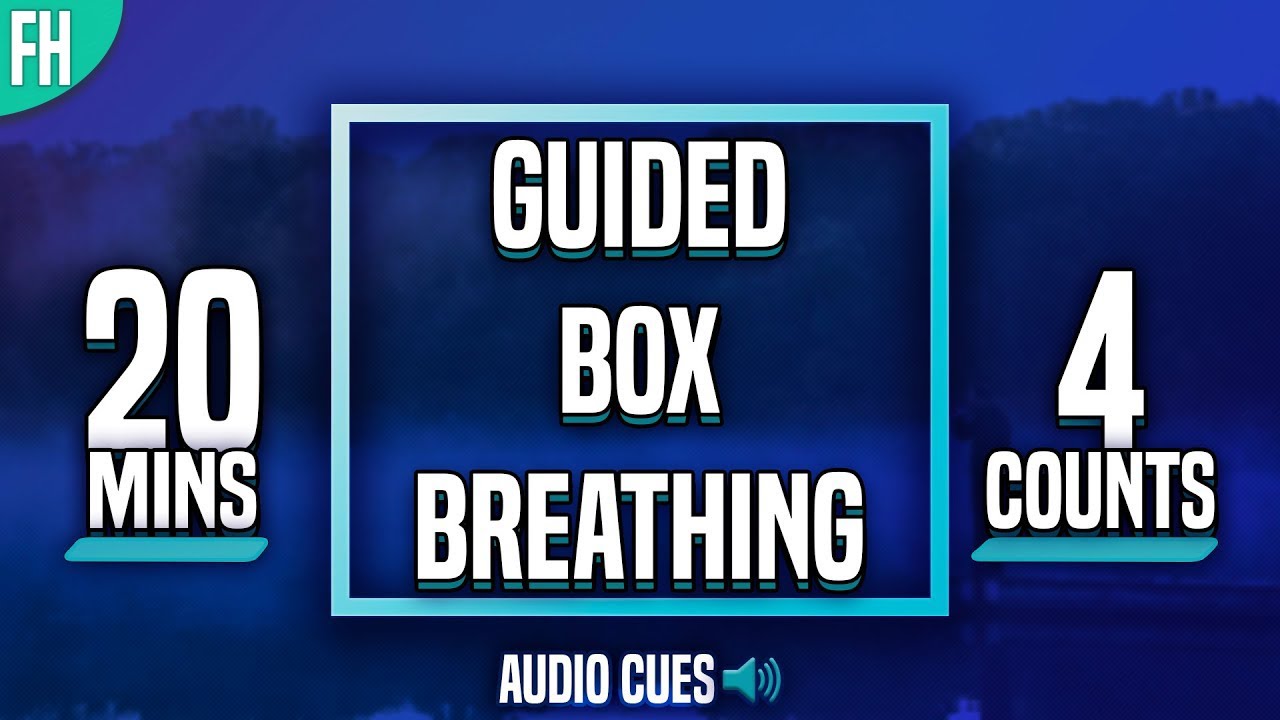 Guided Box Breathing - 20 Minute Meditation (4-4-4-4)
