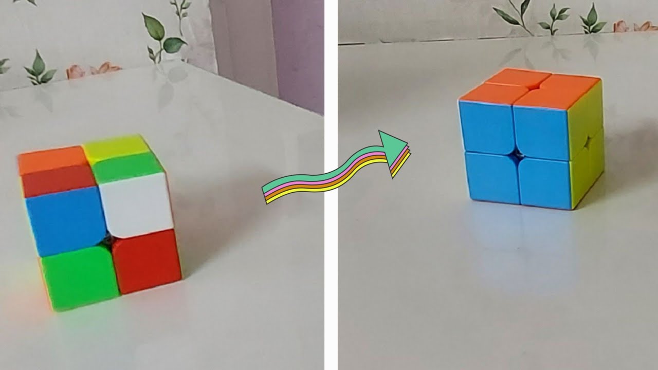 How to solve a 2x2 Rubik's cube (easiest way)