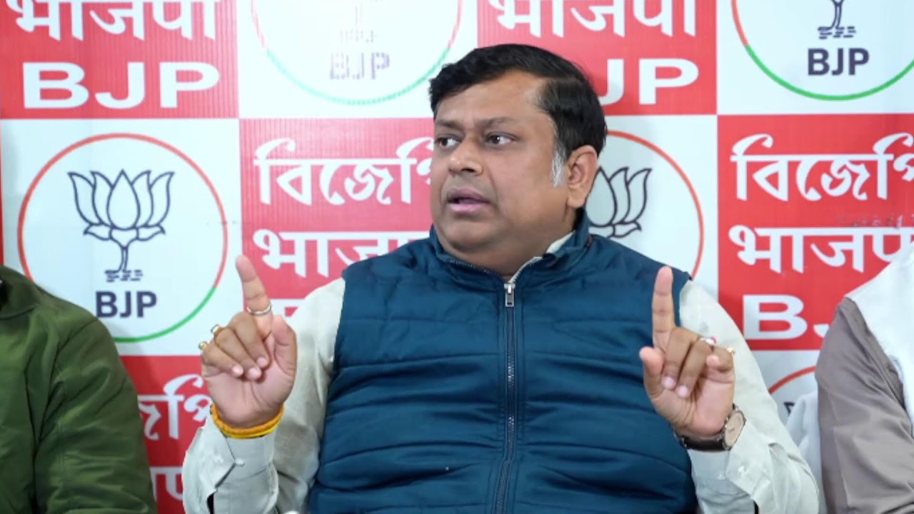 Press Conference by Dr. Sukanta Majumdar at Asansol BJP Office.